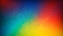 Rainbow Red Yellow Blue Green , Empty Space Grainy Noise Grungy Texture Color Gradient Rough Abstract Background , Shine Bright Light And Glow Template