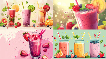 Sticker - smoothie