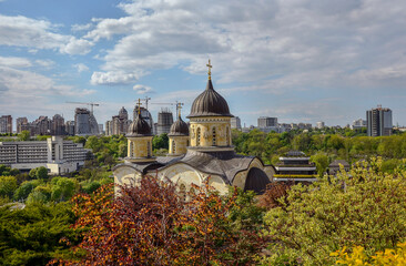 Spring city of Kyiv.