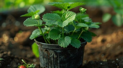 Sticker - Plant sprouting from small pot