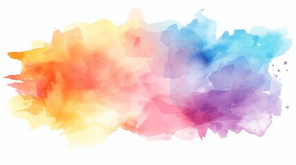 Blurred loose watercolor abstract background.