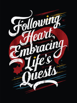 Featuring calligraphic crafted with a vintage touch typography design