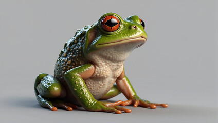 Wall Mural - frog in new style 