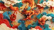 Vibrant Papercut Capturing the Energy of Chinese New Year
