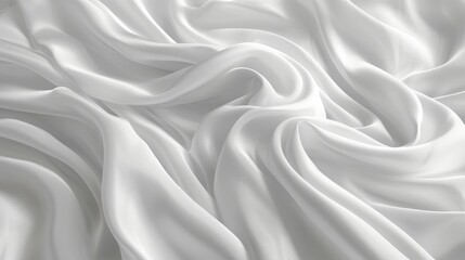 Aufkleber - Detailed close-up of a white fabric showing texture and intricate weave pattern