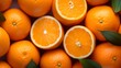 Fresh ripe Oranges as background