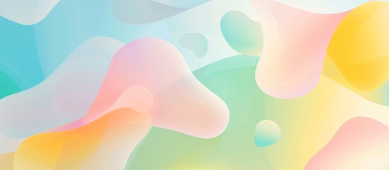 Wall Mural - Abstract Pastel Colours Background