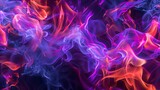 Fototapeta  - Purple smoke black background