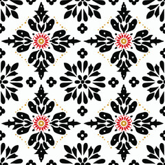 Floral Classic Middle East Tile Seamless Pattern