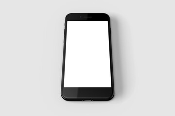 Fototapete - premium modern smartphone handphone mobile device touchscreen display screen phone se realistic mock