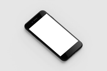 Fototapete - premium modern smartphone handphone mobile device touchscreen display screen phone se realistic mock
