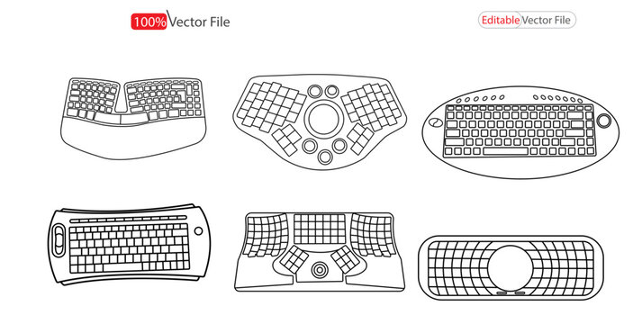 Smartphone keyboard in light and dark mode. Keypad alphabet buttons in modern flat style. keyboard buttons. Isometric keys with full control. 4k size. Wireless isolated keyboard.