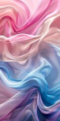 Poster - Abstract Pastel Gradients Symbolizing Tranquility and Spring Cleaning Serenity