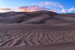 Sand Dunes Soft Sunset