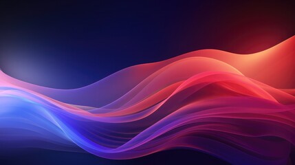 Wall Mural - gradient abstract style wireframe background