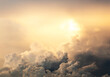 Yellow cloud scape background at sunrise time