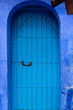 Detail from building in Blue city, Chefchaouen