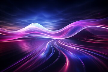 Wall Mural - a very colorful abstract road background