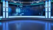 © MUS_GRAPHIC - A stunning 3D virtual studio with the perfect background for TV shows and news slides