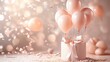 Balloons and Ribbon for a Festive Moment