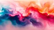 An ethereal mix of vivid colors flows fluidly. resembling a dreamy abstract painting with a captivating blend of pink. blue. and purple hues stock photo