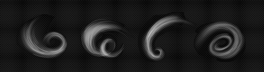 Wall Mural - fresh air wind flow. cool light wave 3d vector. smoke blow texture isolated speed swirl. transparent