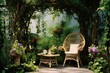 © OhmArt - Garden Decor Harmony: Showcase how different decor elements complement each other.