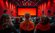 © Анна Терелюк - People sitting in cinema watching movie