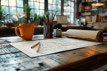 Poster - concept sketches capturing initial ideas and visual concepts for graphic design projects, ranging fr