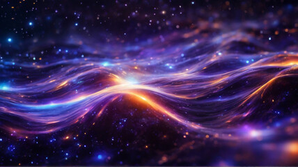 colorful abstract space background, colorful universe background