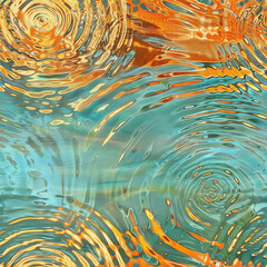 Poster - Ripples Seamless Patterns Background