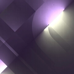 Poster - Geometric pattern of glowing fluorescent lights in neon color. 3d rendering digital illustration