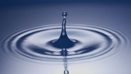 Wall Mural - falling drop of water slow motion
