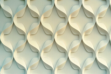 Poster - Sophisticated abstract 3d pattern. Japanese and Scandinavian style. Background image. Created with Generative AI technology.