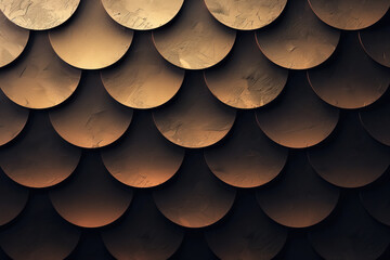 Poster - Sophisticated abstract 3d pattern. Japanese and Scandinavian style. Background image. Created with Generative AI technology.