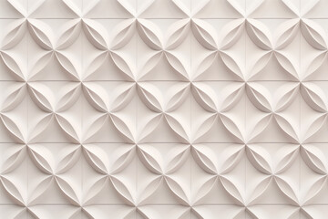 Poster - Sophisticated abstract 3d pattern. Japanese and Scandinavian style. Background image. Created with Generative AI technology.