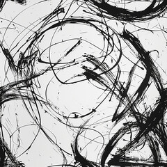 Poster - Scribble Seamless Patterns Background