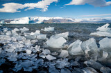 Fototapeta Dmuchawce - lodowiec islandia