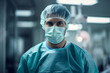 © Tetiana - Generative IA picture modern operating room in futuristic surgery clinic team of professionals operating patient