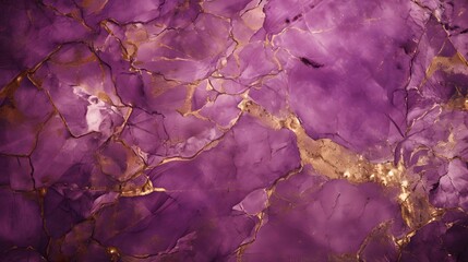 Wall Mural - Gold and purple marble background