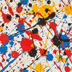 Poster - spatter seamless patterns background