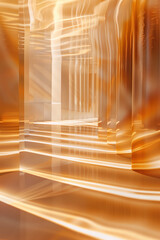Poster - Abstract background with reflections and caustics. Hi-tech. Futuristic background image. Created with Generative AI technology.