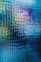 Poster - Abstract background with reflections and caustics. Hi-tech. Futuristic background image. Created with Generative AI technology.