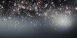 Gray glitter texture background with dark shadows, glowing stars, and subtle sparkles with copy space for photo text or product, blank empty copyspace