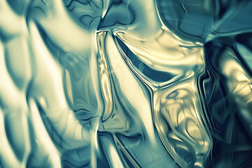 Poster - Abstract background with reflections and caustics. Hi-tech. Futuristic background image. Created with Generative AI technology.
