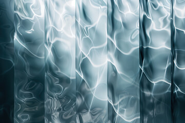 Poster - Abstract background with reflections and caustics. Hi-tech. Futuristic background image. Created with Generative AI technology.