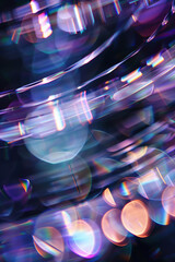 Poster - Abstract background with reflections and caustics. Hi-tech. Futuristic background image. Created with Generative AI technology.