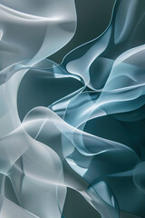 Poster - Abstract background with reflections and caustics. Hi-tech. Futuristic background image. Created with Generative AI technology.