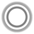 Radial Circular Pattern for Decorative Round Frame. 