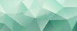 Mint Green abstract background with low poly design, vector illustration in the style of mint green color palette with copy space